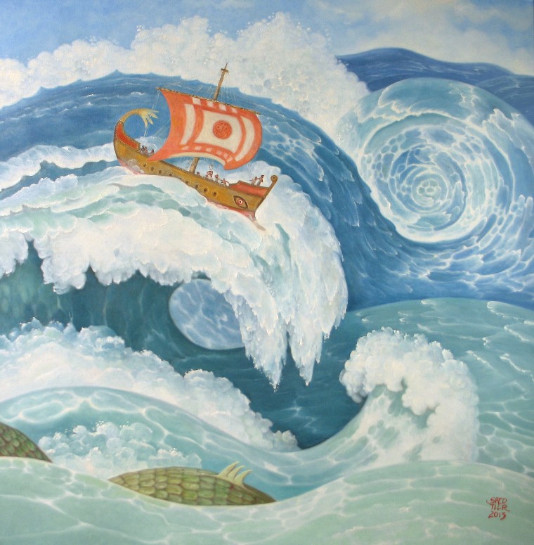 odysseus, scilla, cariddi, skylla, charybdis, ulisse, meer, mare