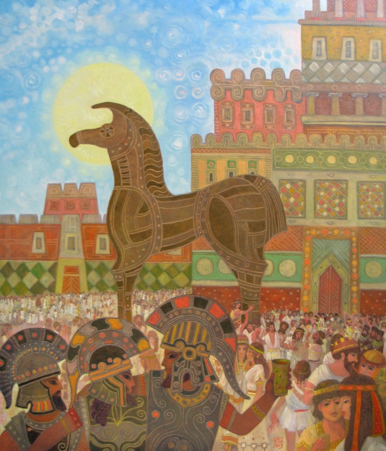 troia, troy, cavallo, pferd, odysseus, ulisse