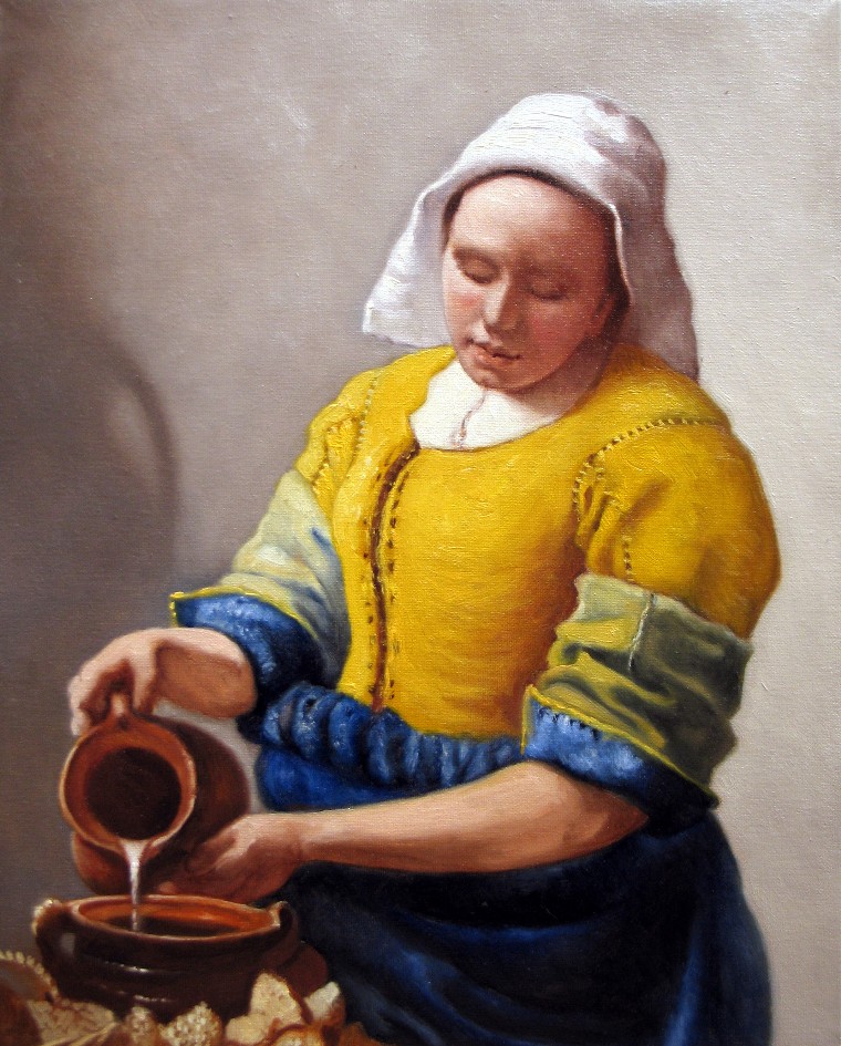 lattaia, milchmdchen, vermeer