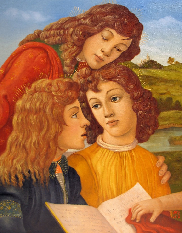 botticelli, engel, angeli